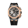 Audemars Piguet Royal Oak Offshore Chronograph Grey Dial Black Rubber Strap Watch for Men - 26405NR.OO.A002CA.01