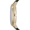 Emporio Armani Gianni Chronograph Champagne Dial Green Leather Strap Watch For Men - AR1722