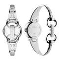 Gucci Guccissima Analog Black Dial Silver Steel Strap Watch For Women - YA134301