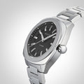 Gucci GG2570 Quartz Black Dial Silver Steel Strap Watch For Men - YA142301