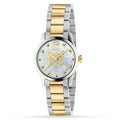 Gucci G Timeless Quartz Mother of Pearl Dial Two Tone Steel Strap Watch For Women - YA1265012