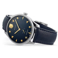 Gucci G Timeless Automatic Blue Dial Black Leather Strap Watch For Men - YA126347