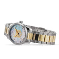 Gucci G Timeless Quartz Mother of Pearl Blue Dial Two Tone Steel Strap Watch For Women - YA1265011