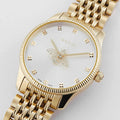 Gucci G Timeless Quartz Mother of Pearl Dial Gold Steel Strap Watch For Women - YA1265021