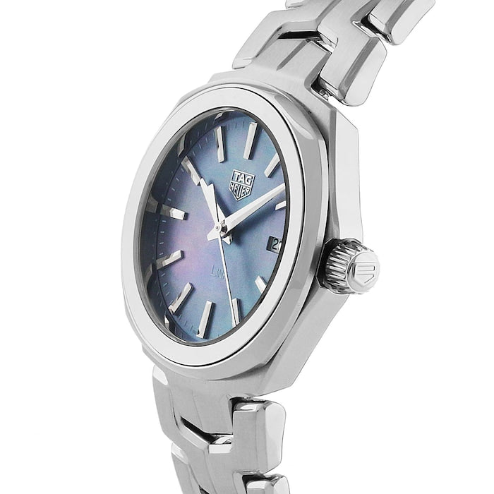 Tag Heuer Link Quartz Mother of Pearl Dial Silver Steel Strap Watch for Women - WBC1311.BA0600