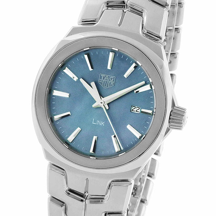 Tag Heuer Link Quartz Mother of Pearl Dial Silver Steel Strap Watch for Women - WBC1311.BA0600