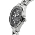 Tag Heuer Aquaracer Quartz 35mm Black Dial Silver Steel Strap Watch for Women - WAY131K.BA0748