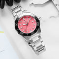 Tag Heuer Aquaracer Professional 300 Automatic Diamonds Pink Dial Silver Steel Strap Watch for Women - WBP231J.BA0618