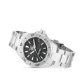 Tag Heuer Aquaracer Professional 200 Solargraph Quartz Black Dial Silver Steel Strap Watch for Men - WBP1114.BA0000