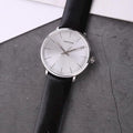 Calvin Klein High Noon Quartz White Dial Black Leather Strap Watch for Men - K8M211C6