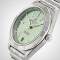 Breitling Chronomat Automatic 36 Green Dial Silver Steel Strap Watch for Women - A10380101L1A1