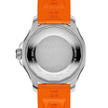 Breitling Superocean Automatic 36 Orange Dial Orange Rubber Strap Watch for Men - A17377211O1S1