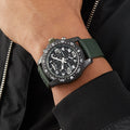 Breitling Endurance Pro Black Dial Green Rubber Strap Watch for Men - X82310D31B1S1