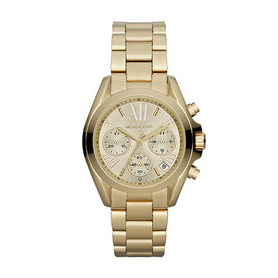 Michael Kors Bradshaw Gold Dial Gold Steel Strap Watch for Women - MK5798