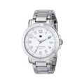 Tommy Hilfiger White Dial Silver Steel Strap Watch for Women - 1781397