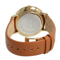 Tommy Hilfiger Jenna Quartz White Dial Brown Leather Strap Watch for Women - 1782073