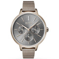 Hugo Boss Symphony Grey Dial Gold Mesh Bracelet Watch for Women - 1502424