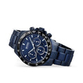 Hugo Boss Hero Sport Lux Chronograph Blue Dial Blue Steel Strap Watch for Men - 1513758