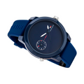 Tommy Hilfiger Denim Quartz Blue Dial Blue Rubber Strap Watch for Men - 1791325