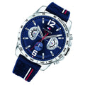 Tommy Hilfiger Decker Blue Dial Blue Rubber Strap Watch for Men - 1791476