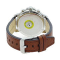 Tommy Hilfiger Landon Chronograph Quartz White Dial Brown Leather Strap Watch for Men - 1791531