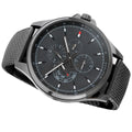 Tommy Hilfiger Shawn Chronograph Quartz Grey Dial Grey Mesh Bracelet Watch for Men - 1791613