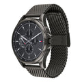 Tommy Hilfiger Shawn Chronograph Quartz Grey Dial Grey Mesh Bracelet Watch for Men - 1791613