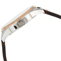 Tommy Hilfiger Shawn Multi Function Quartz Grey Dial Brown Leather Strap Watch for Men - 1791615