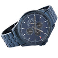 Tommy Hilfiger Shawn Quartz Blue Dial Blue Steel Strap Watch for Men - 1791618