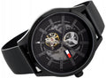 Tommy Hilfiger Spencer Skeleton Black Dial Black Mesh Bracelet Watch for Men - 1791644