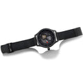 Tommy Hilfiger Spencer Skeleton Black Dial Black Mesh Bracelet Watch for Men - 1791644