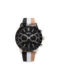 Hugo Boss Allure Chronograph Black Dial Multicolor Nylon Strap Watch for Men - 1513963