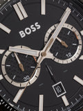 Hugo Boss Allure Chronograph Black Dial Multicolor Nylon Strap Watch for Men - 1513963