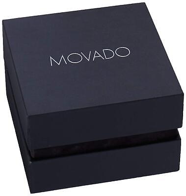 Movado Museum Black Dial Black Leather Strap Watch For Men - 2100005