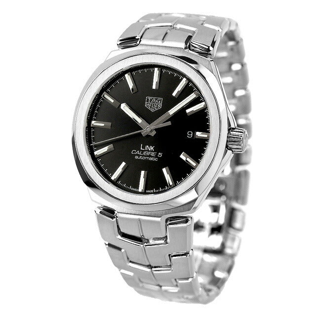 Tag Heuer Link Quartz Black Dial Silver Steel Strap Watch for Women - WBC2110.BA0603