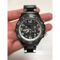 Marc Jacobs Rock Chronograph Limited Edition Anthracite Dial Black Stainless Steel Strap Watch for Women - MBM5025