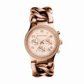 Michael Kors Runaway Rose Gold Dial Rose Gold Steel Strap Watch for Women - MK3247