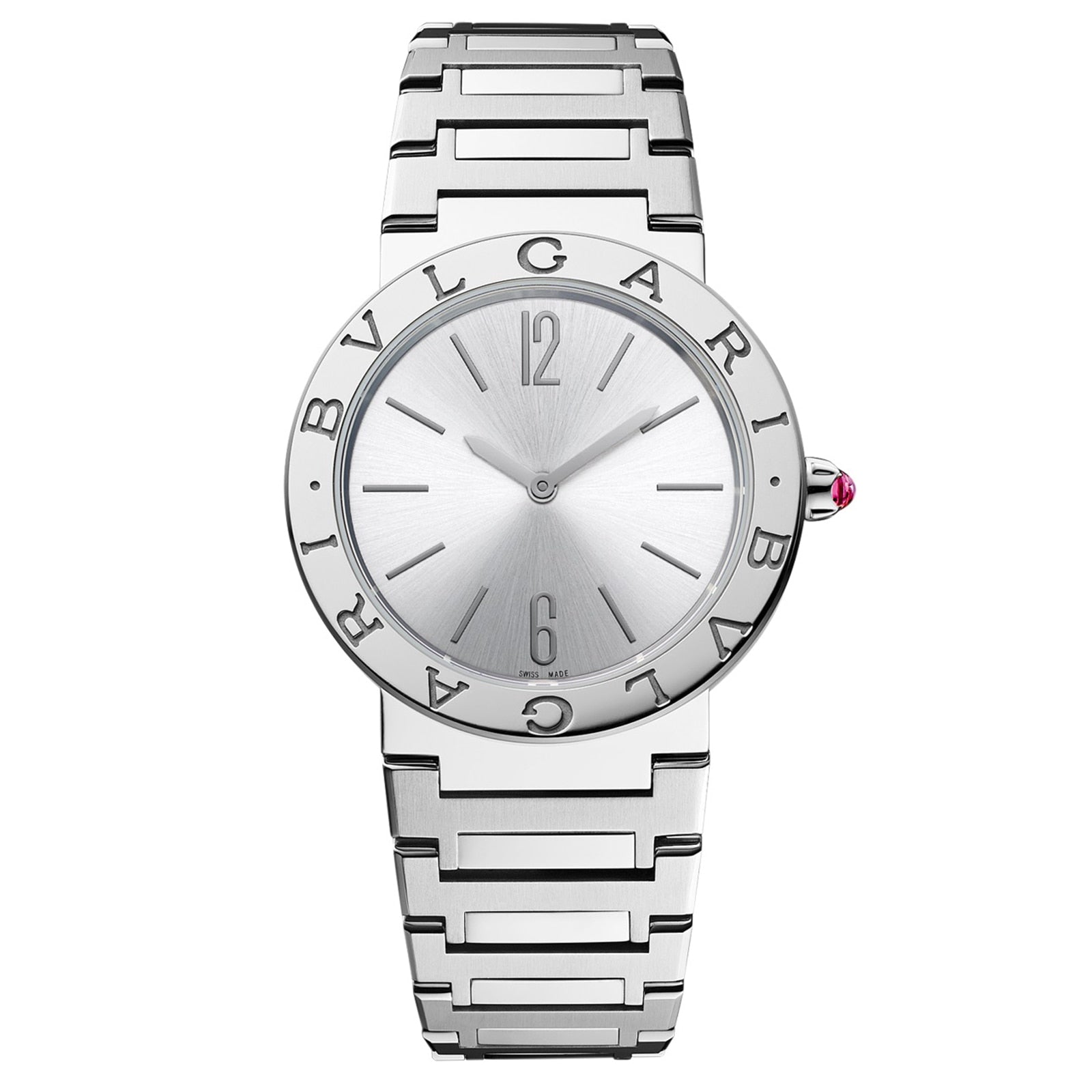 Bvlgari Bvlgari Lady Silver Dial Silver Steel Strap Watch for Women - BVLGARI103575