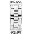 Guess Mod Heavy Metal Silver Dial Silver Steel Strap Watch For Women - W1117L1