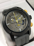 Burberry Sport Endurance Chronograph Grey Dial Grey Rubber Strap Watch for Men - BU7713