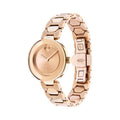 Movado Bold Rose Gold Dial Rose Gold Steel Strap Watch for Women - 3600387