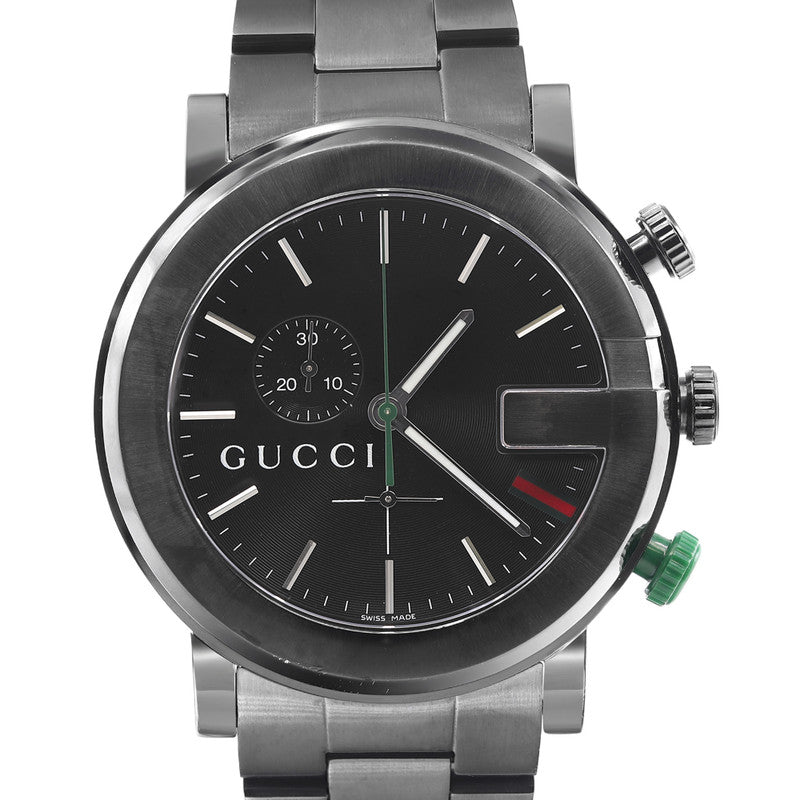 Gucci G Chrono Black Dial Quartz 44mm Watch For Men - YA101331