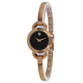 Movado Rondiro 22mm Black Dial Rose Gold Watch For Women - 0607065