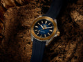 Tag Heuer Aquaracer Professional 200 Automatic 18K Yellow Gold Blue Dial Blue Rubber Strap Watch for Men - WBP5152.FT6210