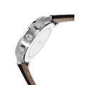 Hugo Boss Attitude White Dial Brown Leather Strap Watch for Men - 1513609