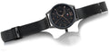 Tommy Hilfiger Damon Quartz Black Dial Black Mesh Bracelet Watch for Men - 1791420