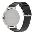 Calvin Klein Even Black Dial Black Leather Strap Watch for Women  - K7B231CZ