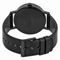 Calvin Klein Boost Black Dial Black Leather Strap Watch for Men - K7Y214CY