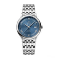 Omega De Ville Prestige Co-Axial Blue Dial Silver Steel Strap Watch for Men - 424.10.40.20.03.002