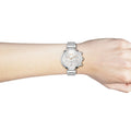 Hugo Boss Flawless Silver Dial Silver Steel Strap Watch for Women - 1502530